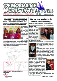 Die Demokratiewerkstatt Nr. 2 Die Demokratiewerkstatt Nr. 2
