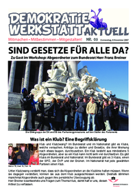 Demokratiewerkstatt Demokratiewerkstatt