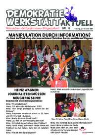 Demokratiewerkstatt aktuell Demokratiewerkstatt aktuell