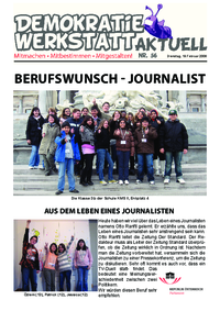 Demokratiewerkstatt aktuell Nr. 56 Demokratiewerkstatt aktuell Nr. 56