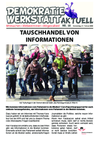 Demokratiewerkstatt aktuell Nr. 58 Demokratiewerkstatt aktuell Nr. 58