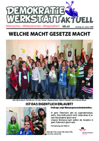 Demokratiewerkstatt aktuell Demokratiewerkstatt aktuell