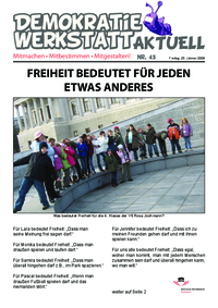 Demokratiewerkstatt aktuell Demokratiewerkstatt aktuell