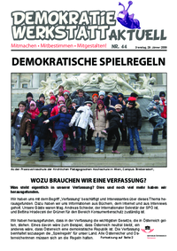 Demokratiewerkstatt aktuell Demokratiewerkstatt aktuell