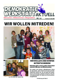Demokratiewerkstatt aktuell Demokratiewerkstatt aktuell