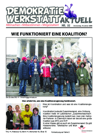 Demokratiewerkstatt aktuell Demokratiewerkstatt aktuell