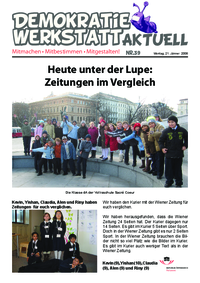 Demokratiewerkstatt aktuell Demokratiewerkstatt aktuell