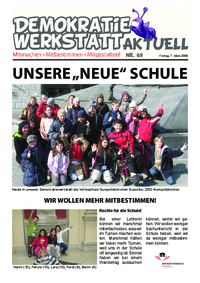 Demokratiewerkstatt aktuell Demokratiewerkstatt aktuell