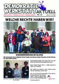 Demokratiewerkstatt aktuell Demokratiewerkstatt aktuell