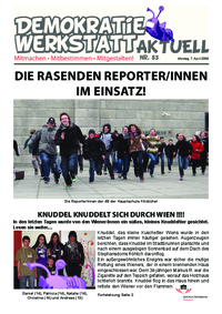 Demokratiewerkstatt aktuell Demokratiewerkstatt aktuell