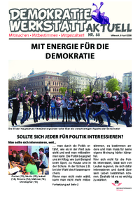 Demokratiewerkstatt aktuell Demokratiewerkstatt aktuell