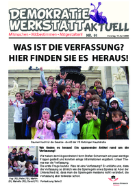 Demokratiewerkstatt aktuell Demokratiewerkstatt aktuell