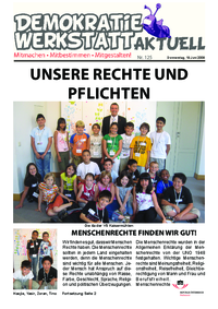 Demokratiewerkstatt aktuell