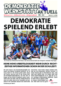 Demokratiewerkstatt aktuell Demokratiewerkstatt aktuell