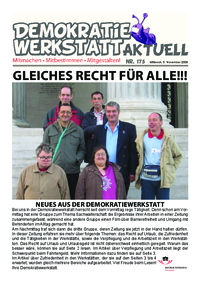 Demokratiewerkstatt aktuell (Medienwerkstatt; Zeitung) Demokratiewerkstatt aktuell (Medienwerkstatt; Zeitung)