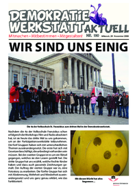 Demokratiewerkstatt aktuell (Partizipationswerkstatt) Demokratiewerkstatt aktuell (Partizipationswerkstatt)
