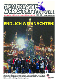 Demokratiewerkstatt aktuell (Medienwerkstatt Zeitung) Demokratiewerkstatt aktuell (Medienwerkstatt Zeitung)