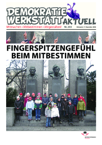 Demokratiewerkstatt aktuell (Partizipation Zeitung) Demokratiewerkstatt aktuell (Partizipation Zeitung)
