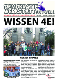 Demokratiewerkstatt aktuell (Partizipation Zeitung) Demokratiewerkstatt aktuell (Partizipation Zeitung)