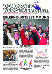 Partizipationswerkstatt (Zeitung) Partizipationswerkstatt (Zeitung)