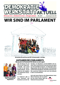 Werkstatt mit ParlamentarierInnen () Werkstatt mit ParlamentarierInnen ()