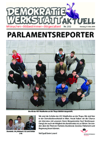 Werkstatt mit ParlamentarierInnen () Werkstatt mit ParlamentarierInnen ()