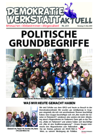 Werkstatt mit ParlamentarierInnen () Werkstatt mit ParlamentarierInnen ()