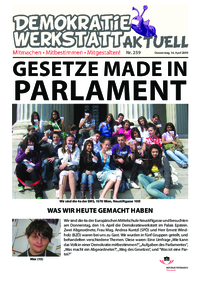 Werkstatt mit ParlamentarierInnen () Werkstatt mit ParlamentarierInnen ()
