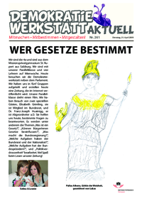 Werkstatt mit ParlamentarierInnen () Werkstatt mit ParlamentarierInnen ()
