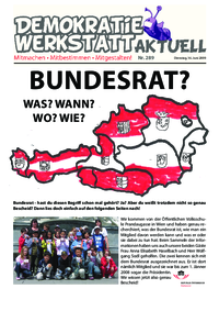 Werkstatt mit ParlamentarierInnen () Werkstatt mit ParlamentarierInnen ()
