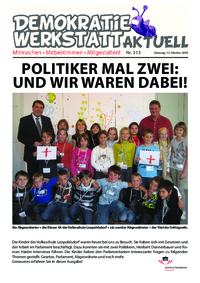 Werkstatt mit ParlamentarierInnen () Werkstatt mit ParlamentarierInnen ()