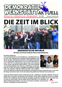Zeitreisewerkstatt (Zeitung) Zeitreisewerkstatt (Zeitung)