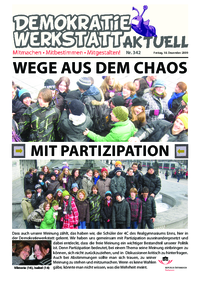 Partizipationswerkstatt (Zeitung) Partizipationswerkstatt (Zeitung)