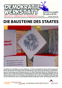 Demokratiewerkstatt-Workshop „… in guter Verfassung“ (Zeitung) Demokratiewerkstatt-Workshop „… in guter Verfassung“ (Zeitung)