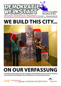 Demokratiewerkstatt-Workshop „… in guter Verfassung“ (Zeitung) Demokratiewerkstatt-Workshop „… in guter Verfassung“ (Zeitung)