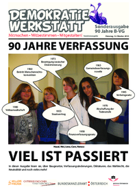 Demokratiewerkstatt-Workshop „… in guter Verfassung“ (Zeitung) Demokratiewerkstatt-Workshop „… in guter Verfassung“ (Zeitung)