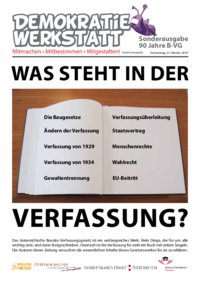 Demokratiewerkstatt-Workshop „… in guter Verfassung“ (Zeitung) Demokratiewerkstatt-Workshop „… in guter Verfassung“ (Zeitung)