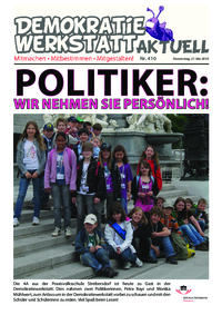 Werkstatt mit ParlamentarierInnen () Werkstatt mit ParlamentarierInnen ()