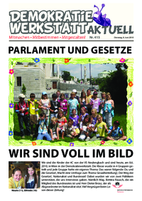 Werkstatt mit ParlamentarierInnen () Werkstatt mit ParlamentarierInnen ()