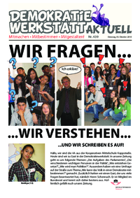 Werkstatt mit ParlamentarierInnen () Werkstatt mit ParlamentarierInnen ()