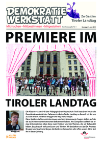 Werkstatt mit ParlamentarierInnen ()