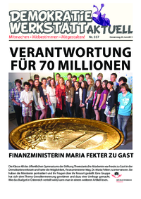 Werkstatt mit ParlamentarierInnen ()