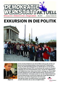 Werkstatt mit ParlamentarierInnen () Werkstatt mit ParlamentarierInnen ()