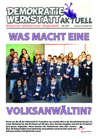 Werkstatt mit ParlamentarierInnen () Werkstatt mit ParlamentarierInnen ()