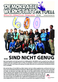 Werkstatt mit ParlamentarierInnen () Werkstatt mit ParlamentarierInnen ()