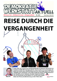 Zeitreisewerkstatt (Zeitung) Zeitreisewerkstatt (Zeitung)