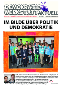 Werkstatt mit ParlamentarierInnen () Werkstatt mit ParlamentarierInnen ()