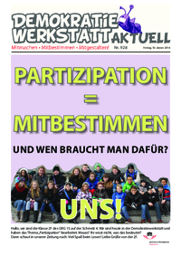Partizipationswerkstatt (Zeitung) Partizipationswerkstatt (Zeitung)