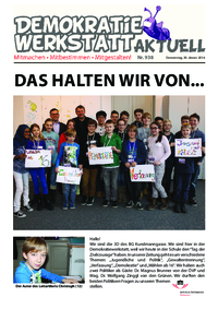 Werkstatt mit ParlamentarierInnen () Werkstatt mit ParlamentarierInnen ()