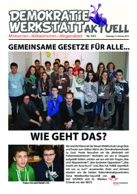 Werkstatt mit ParlamentarierInnen () Werkstatt mit ParlamentarierInnen ()